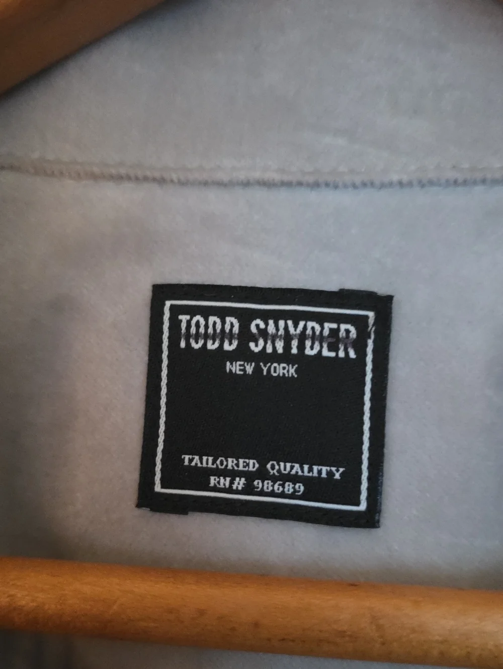 NWT Todd Snyder Medium Dove Gray Velvet Deck Shirt Jacket 100% Cotton